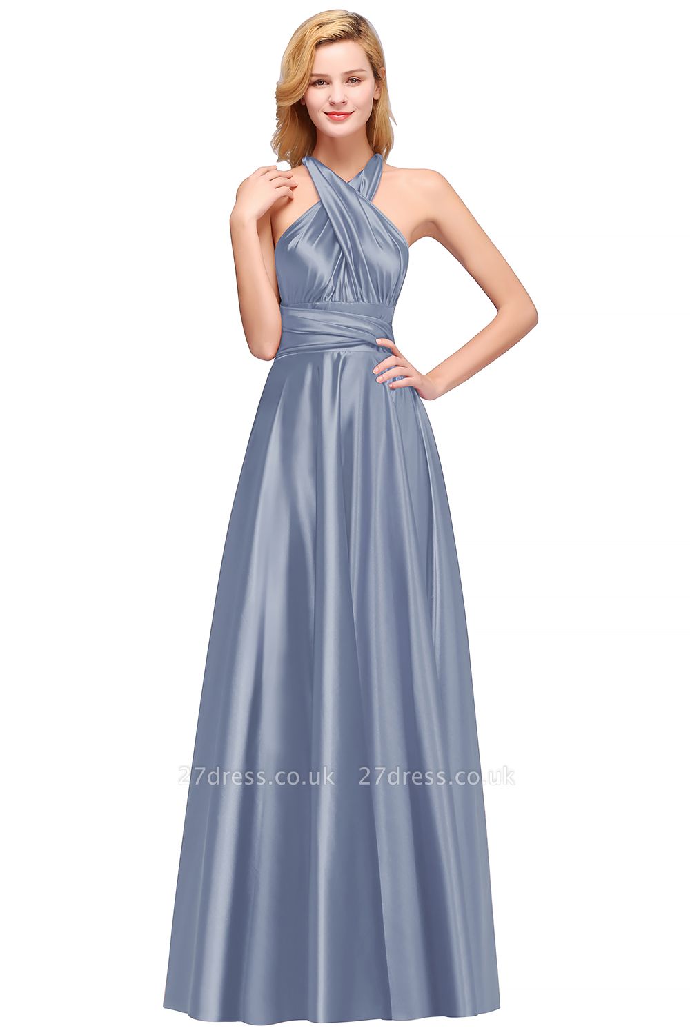 Convertible Dress Multi-way Twist Wrap Bridesmaid Dress Wedding Party Dress