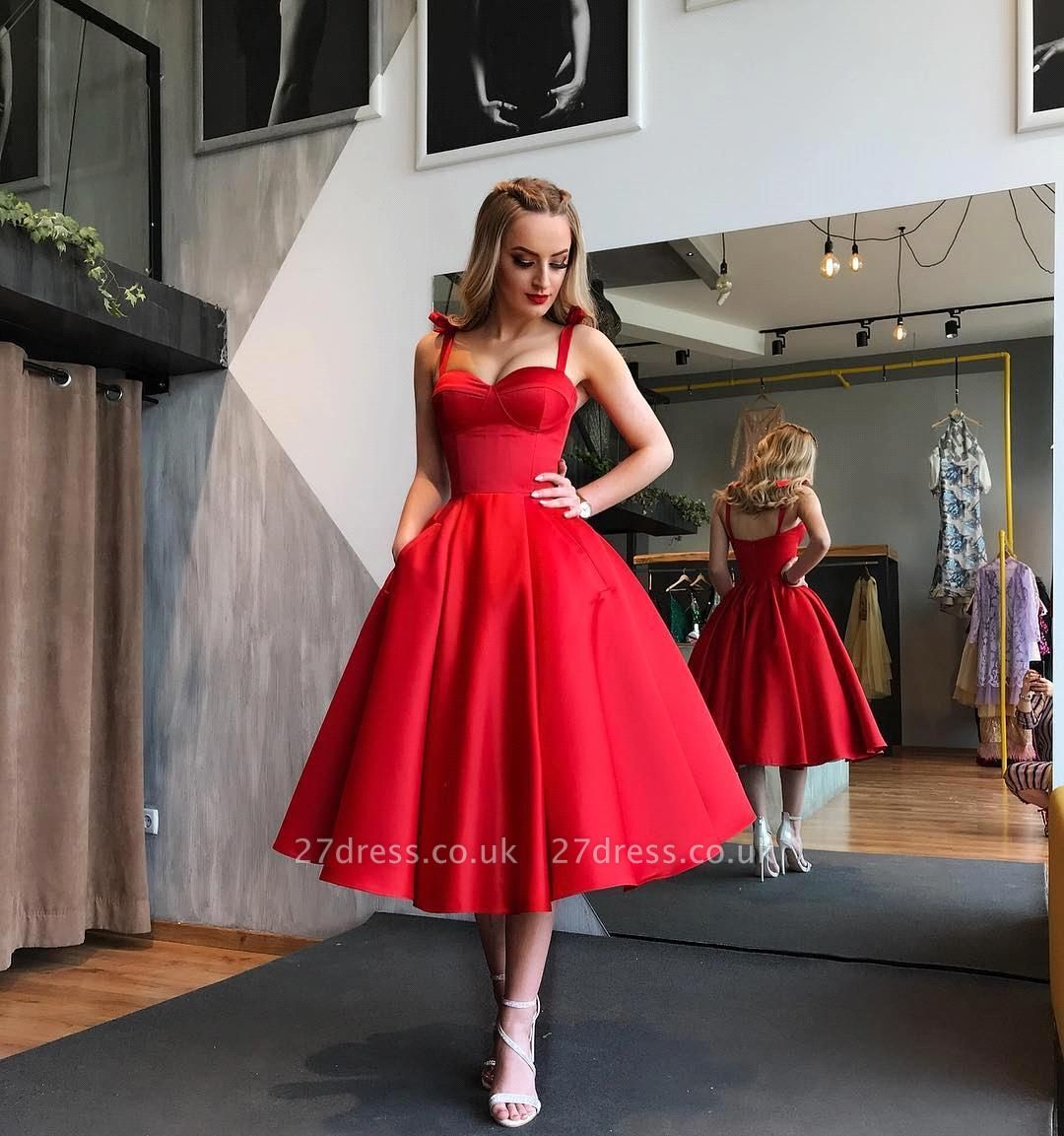 Short red outlet prom dresses uk