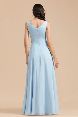 Stylish Sleeveless Aline Chiffon Bridesmaid Dress Formal Event Dress_3