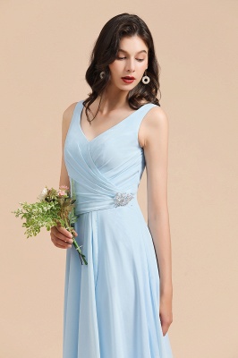 Stylish Sleeveless Aline Chiffon Bridesmaid Dress Formal Event Dress_7